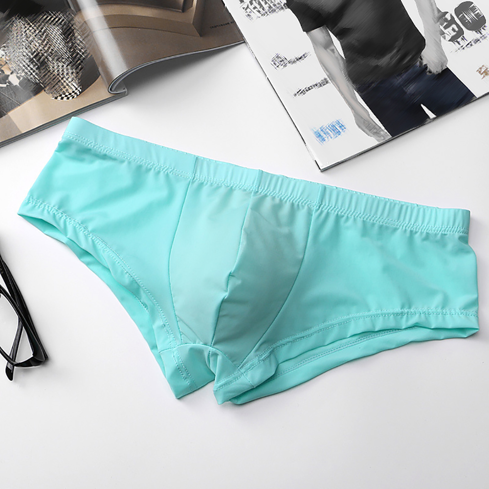 Trunk Breathable Men - Sous-vêtements en soie glacée Boxer slips