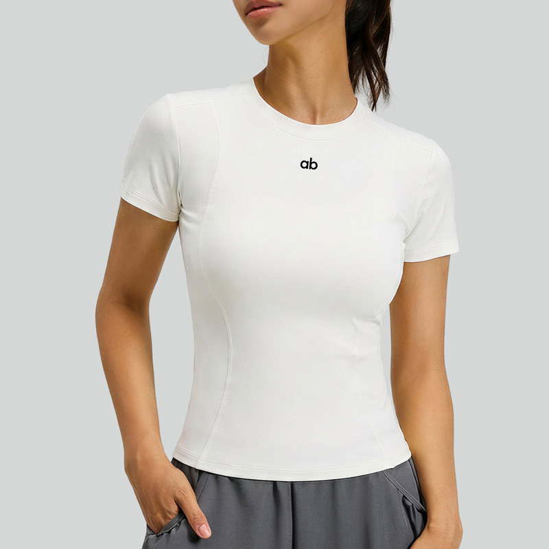 T Shirt Tight Fit - T-shirt de yoga d'été nouveau style