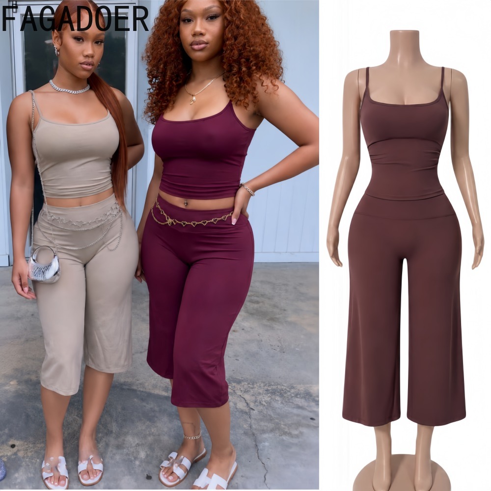 FAGADOER INS Ensemble tendance - Suspender Tank Top avis et prix