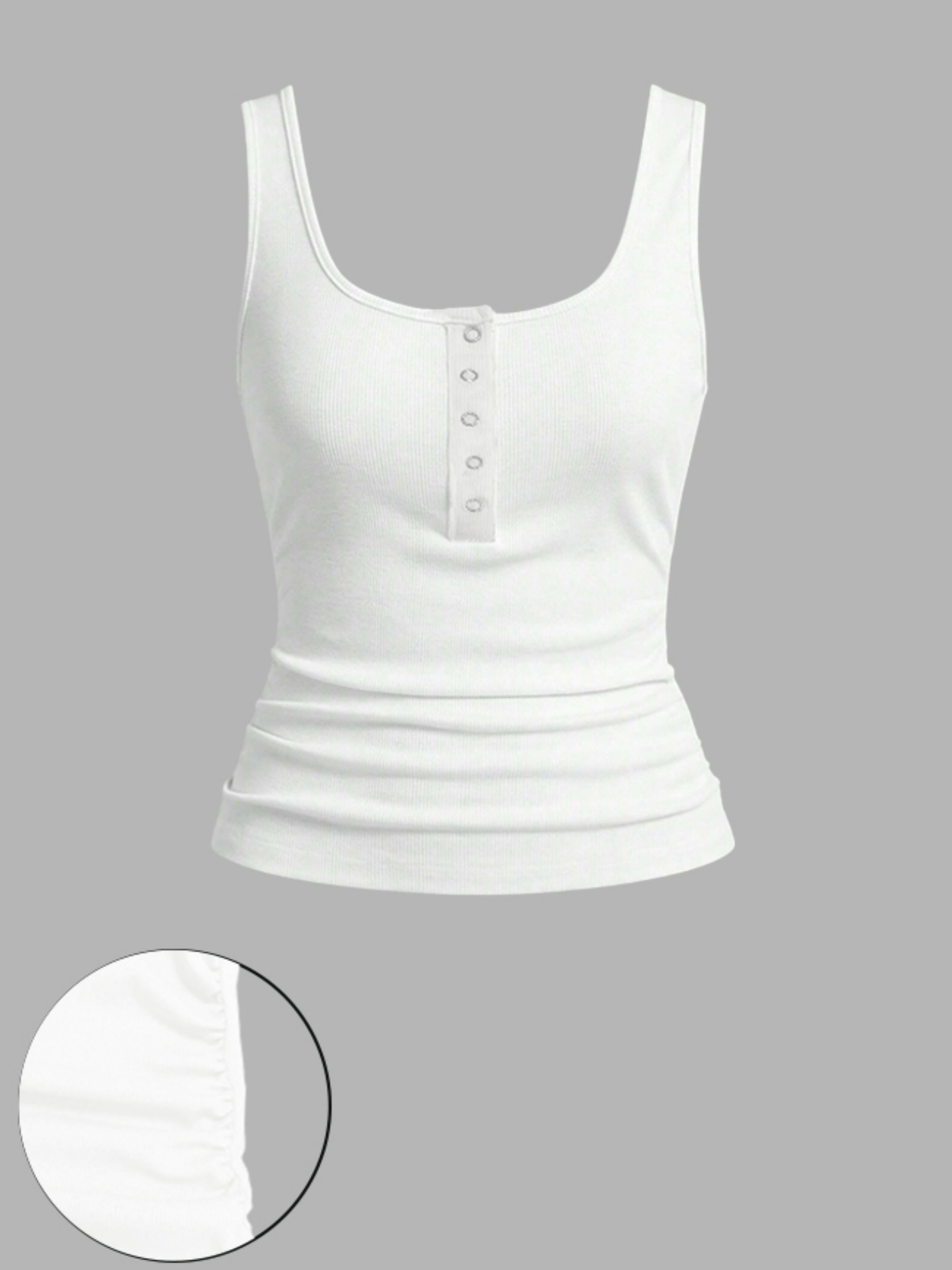 Lot de 3 débardeurs côtelés à  - Tank Top Ribbed avis et prix