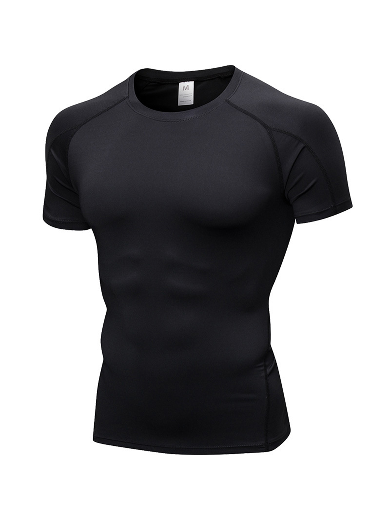 T-shirt de sport à manches cou - T Shirt Tight Fit avis et prix