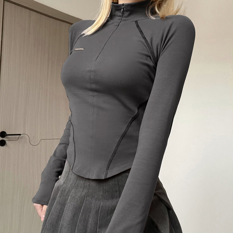 T-shirt moulant sportif à col  - T Shirt Tight Fit avis et prix